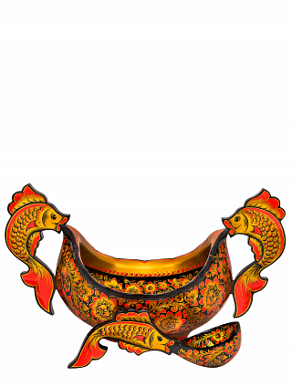 Ковш "Рыбки с ложкой"